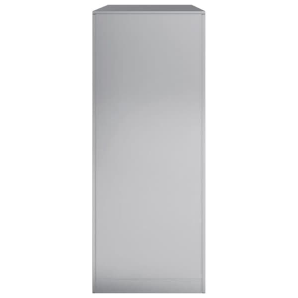 vidaXL Polttopuuteline 100x40x100 cm galvanoitu teräs