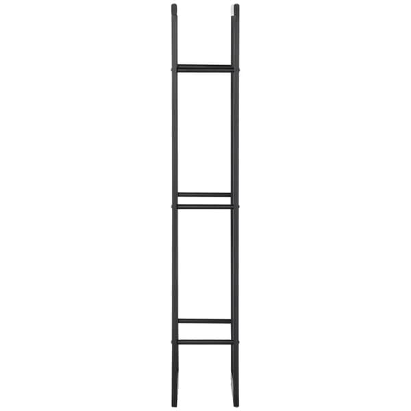 Rootz polttopuuteline - Puuvarasto - Tukkiteline - Tukeva metallirunko - 60cm x 25cm x 150cm