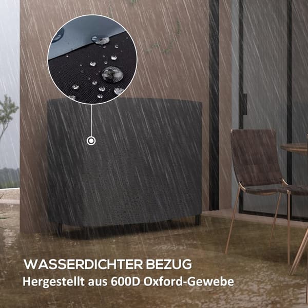 Rootz Brændestativ - Brændeholder - Træopbevaring - 0,33 m³ Kapacitet - 150 kg Belastningskapacitet - Oxford Polyester Cover - 120 cm x 36 cm x 99 cm