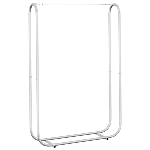 vidaXL Vedstativ 100x25x150 cm Galvanisert stål