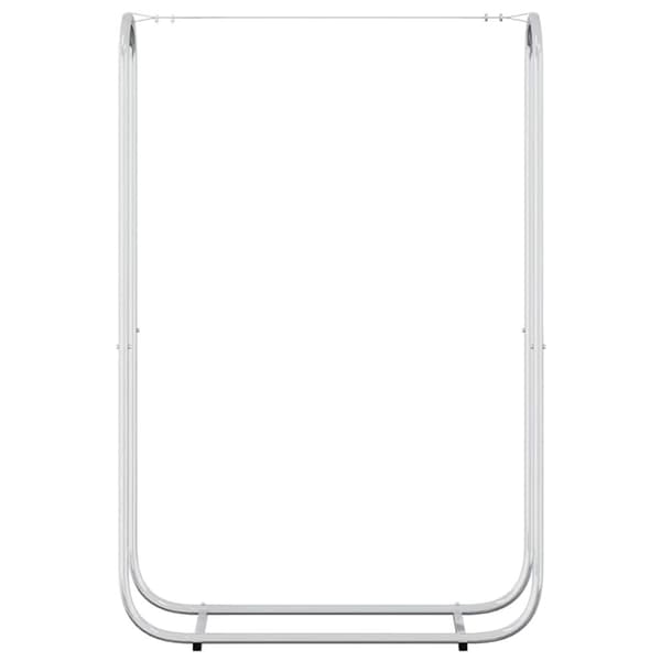 vidaXL Vedstativ 100x25x150 cm Galvanisert stål