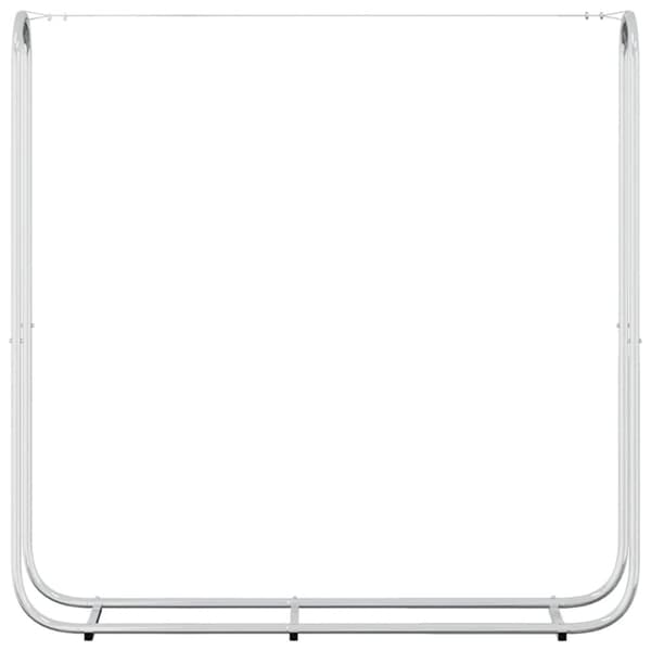 vidaXL brændestativ 150x25x150 cm galvaniseret stål