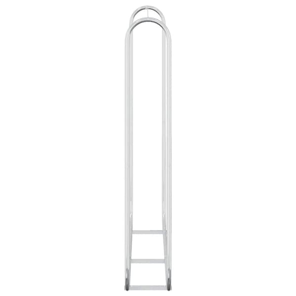 vidaXL brændestativ 150x25x150 cm galvaniseret stål