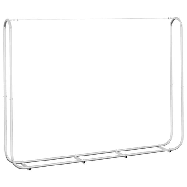 vidaXL brændestativ 200x25x150 cm galvaniseret stål