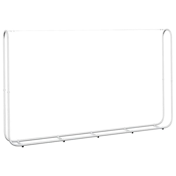 vidaXL polttopuuteline sadesuojalla 250x25x150 cm galvanoitu teräs