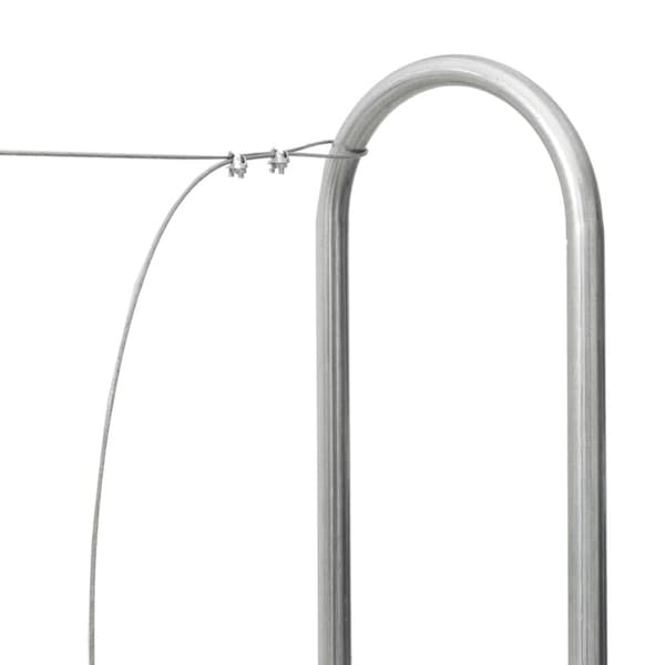 vidaXL polttopuuteline sadesuojalla 250x25x150 cm galvanoitu teräs