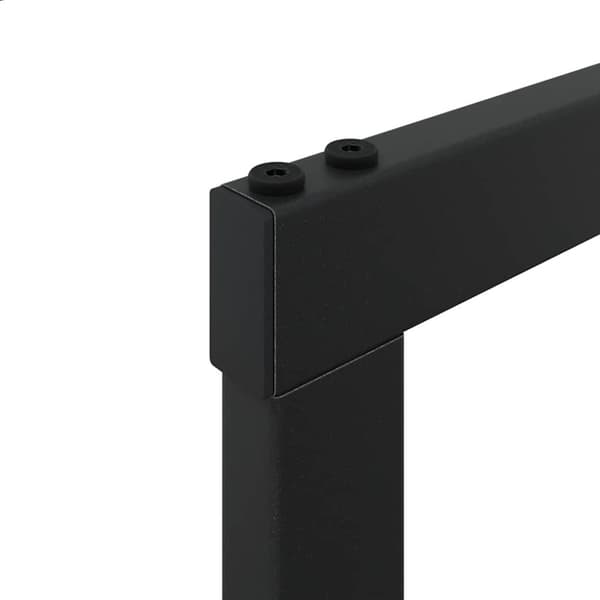 vidaXL Polttopuuteline musta 55x30x116 cm teräs
