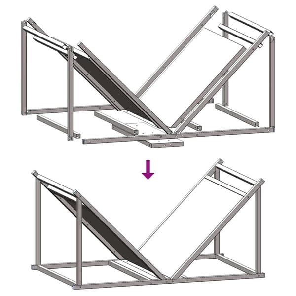 vidaXL Polttopuuteline musta 70x43x34,5 cm kylmävalssattu teräs