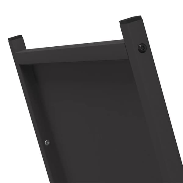 vidaXL Polttopuuteline musta 69,5x35x81 cm kylmävalssattu teräs