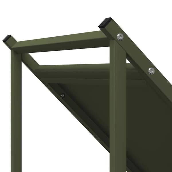 vidaXL Polttopuuteline 70x43x34,5 cm kylmävalssattu teräs