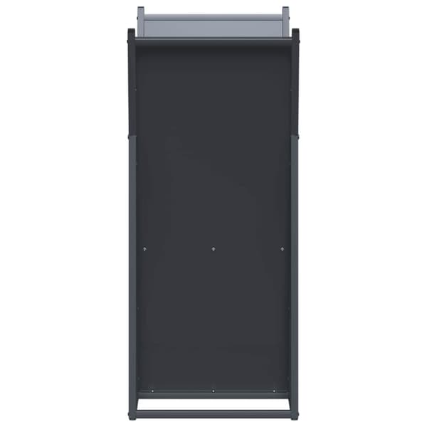 vidaXL Vedställ antracit 69,5x35x81 cm kallvalsat stål