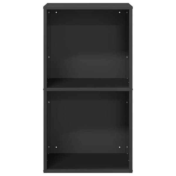 vidaXL Polttopuuteline musta 40x30x75 cm kylmävalssattu teräs