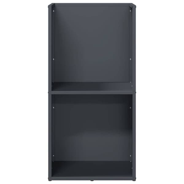 vidaXL Polttopuuteline antrasiitti 40x30x80 cm kylmävalssattu teräs