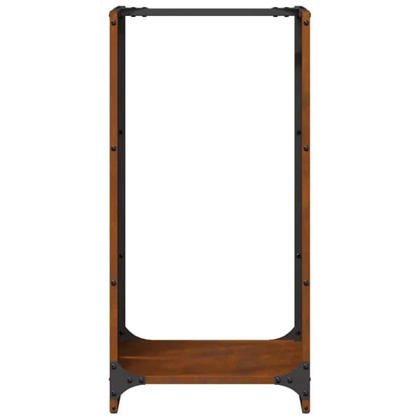 vidaXL Polttopuuteline 40x30x80 cm Säänkestävä teräs