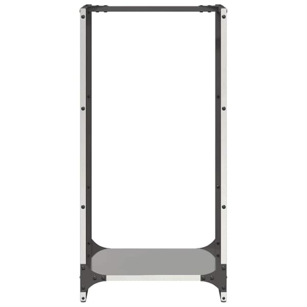 vidaXL brændestativ 40x30x80 cm rustfrit stål