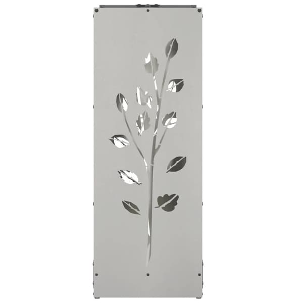 vidaXL brændestativ 40x30x80 cm rustfrit stål