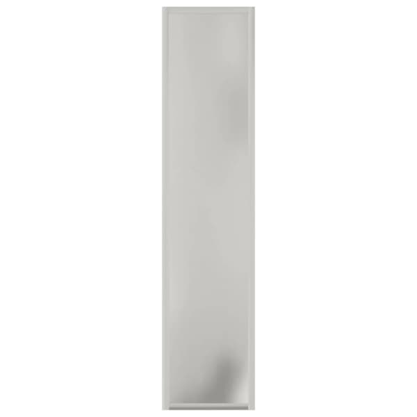 vidaXL Vedstativ 50x23x100 cm rustfritt stål