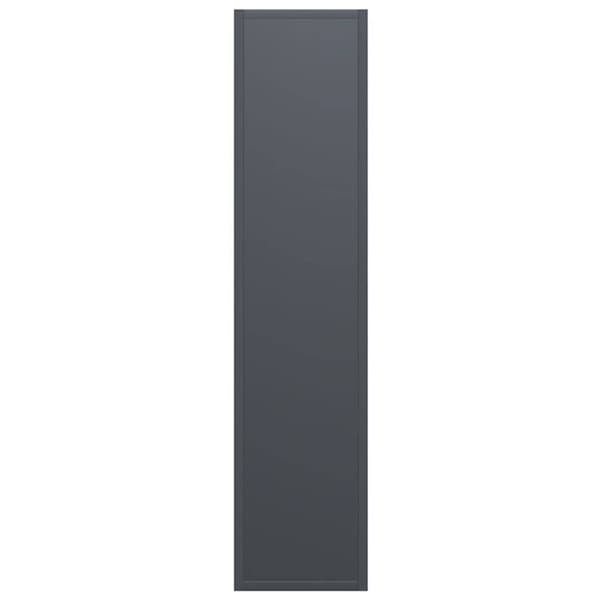 vidaXL Vedställ antracit 50x23x100 cm kallvalsat stål