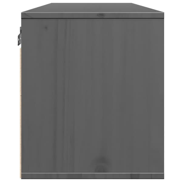 vidaXL Vedstativ hvit 40x30x80 cm kaldvalset stål
