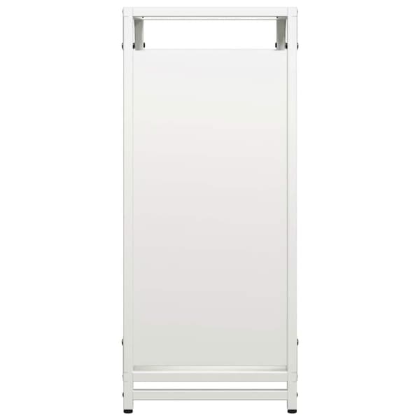 vidaXL Vedstativ svart 44x28x65 cm kaldvalset stål