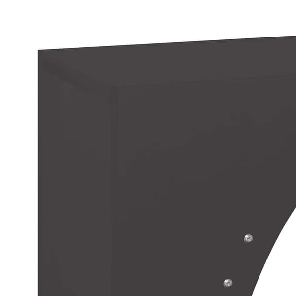 vidaXL Vedställ svart 50x23x100 cm kallvalsat stål