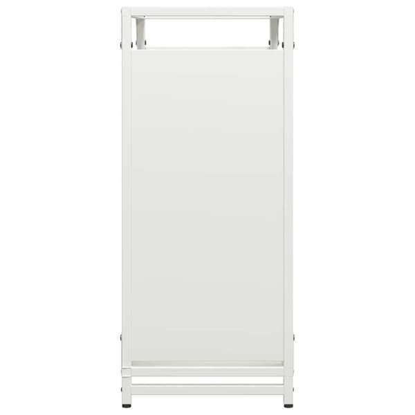 vidaXL Vedstativ svart 60x28x65 cm kaldvalset stål