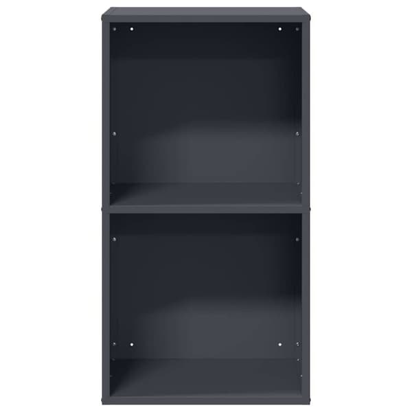 vidaXL Vedstativ antrasitt 40x30x75 cm kaldvalset stål