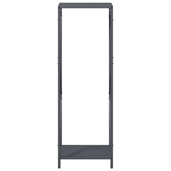 vidaXL brændestativ 34x25x100 cm koldvalset stål antracitgrå