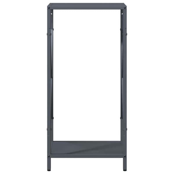 vidaXL Polttopuut Antrasiitti 34x25x70 cm Kylmävalssattu teräs