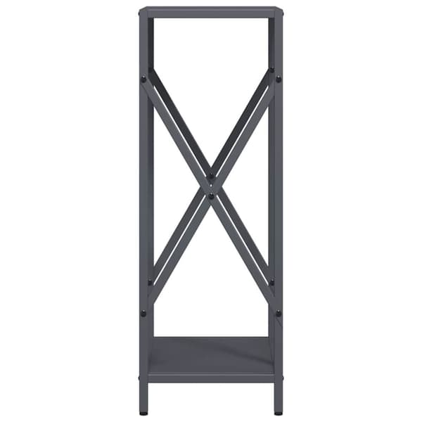 vidaXL Polttopuut Antrasiitti 34x25x70 cm Kylmävalssattu teräs