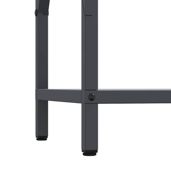 vidaXL Polttopuut Antrasiitti 34x25x70 cm Kylmävalssattu teräs