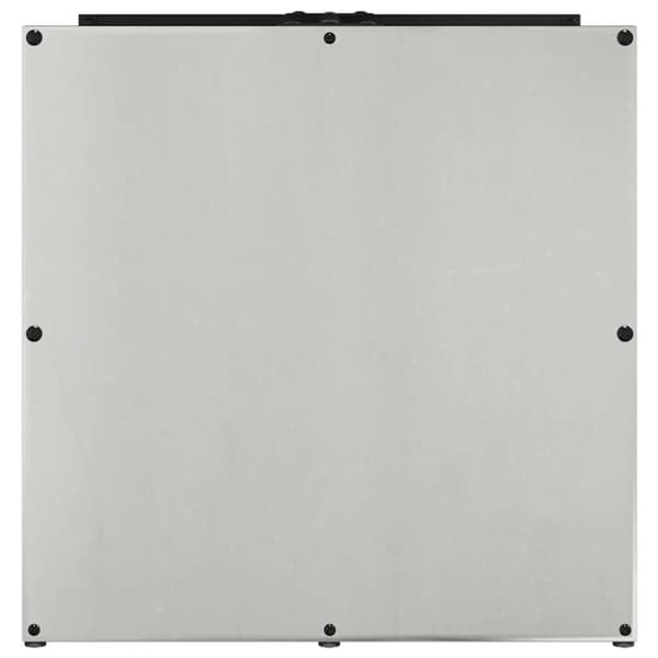 vidaXL Vedstativ 40x40x40 cm rustfritt stål
