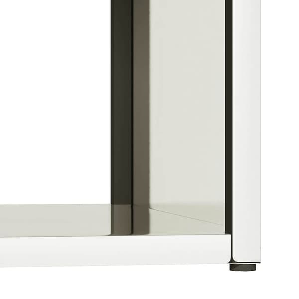 vidaXL Vedstativ 40x40x40 cm rustfritt stål