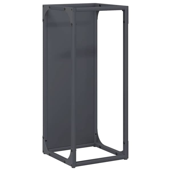 vidaXL Vedställ antracit 25x25x60 cm kallvalsat stål