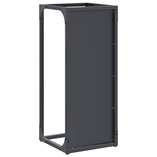 vidaXL Vedställ antracit 25x25x60 cm kallvalsat stål