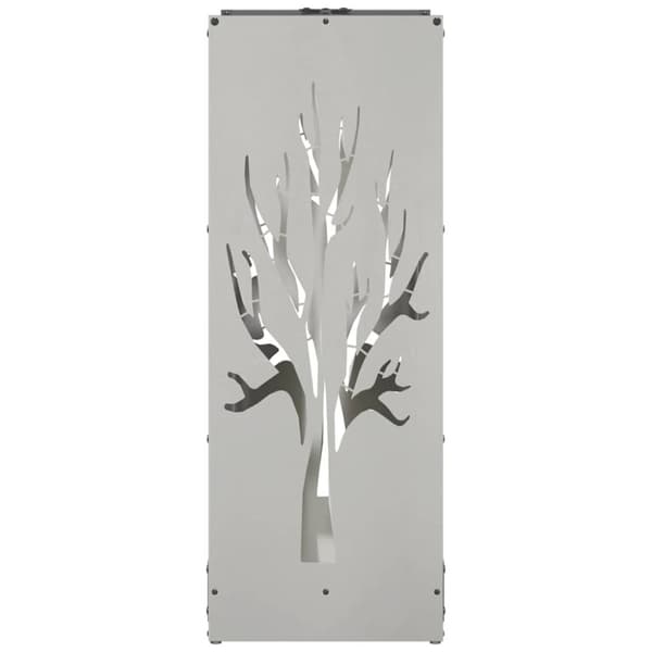 vidaXL Vedstativ 40x30x80 cm rustfritt stål