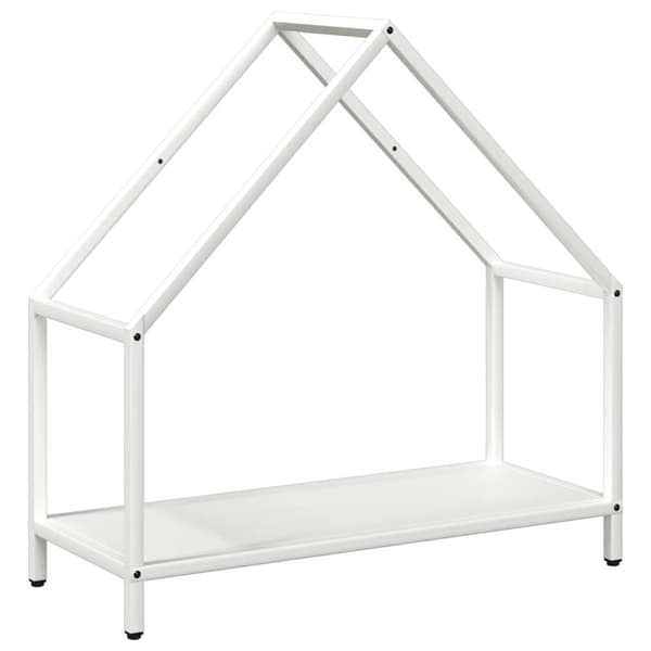 vidaXL Vedstativ svart 60x25x60 cm kaldvalset stål