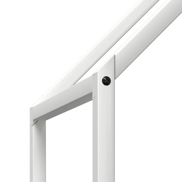 vidaXL Vedstativ svart 60x25x60 cm kaldvalset stål