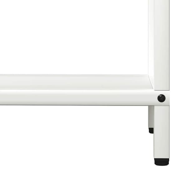 vidaXL Vedstativ svart 60x25x60 cm kaldvalset stål
