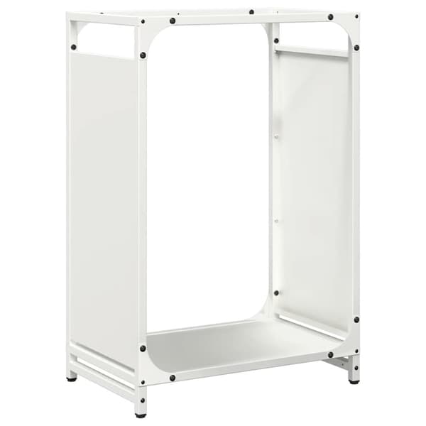 Vedställ vit 44x28x65 cm kallvalsat stål