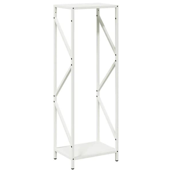 Vedställ vit 34x25x100 cm kallvalsat stål