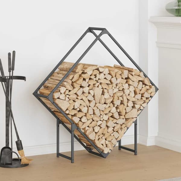 Vedställ antracit 100x25x100 cm kallvalsat stål