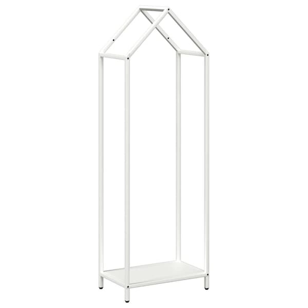Vedställ vit 40x25x120 cm kallvalsat stål