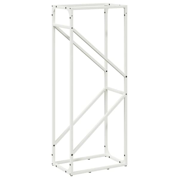 Vedställ vit 40x25x100 cm kallvalsat stål