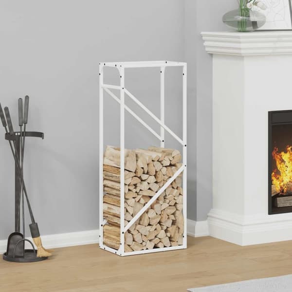 Vedställ vit 40x25x100 cm kallvalsat stål