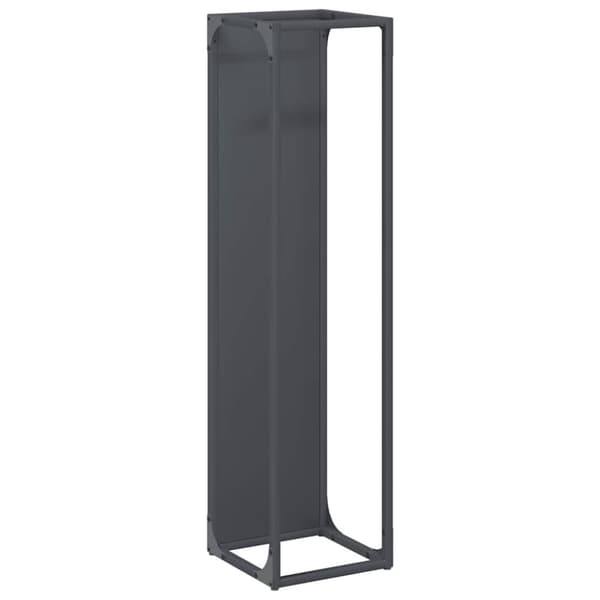 Vedställ antracit 25x25x100 cm kallvalsat stål