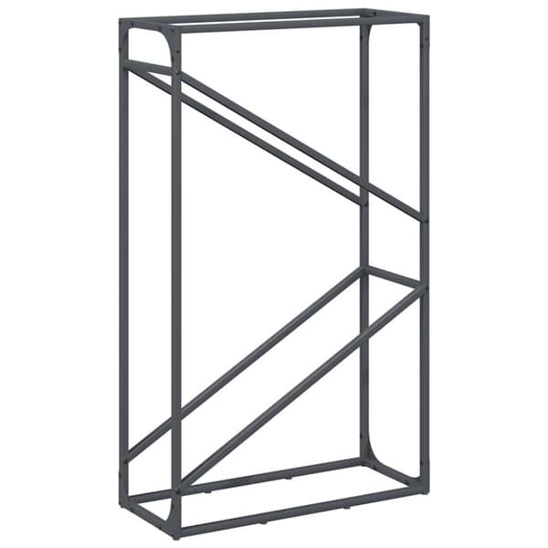 Vedställ antracit 60x25x100 cm kallvalsat stål