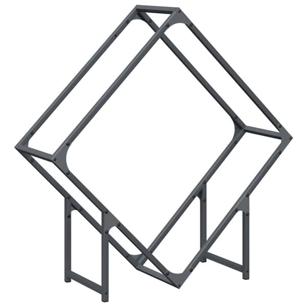 Vedställ antracit 80x25x80 cm kallvalsat stål