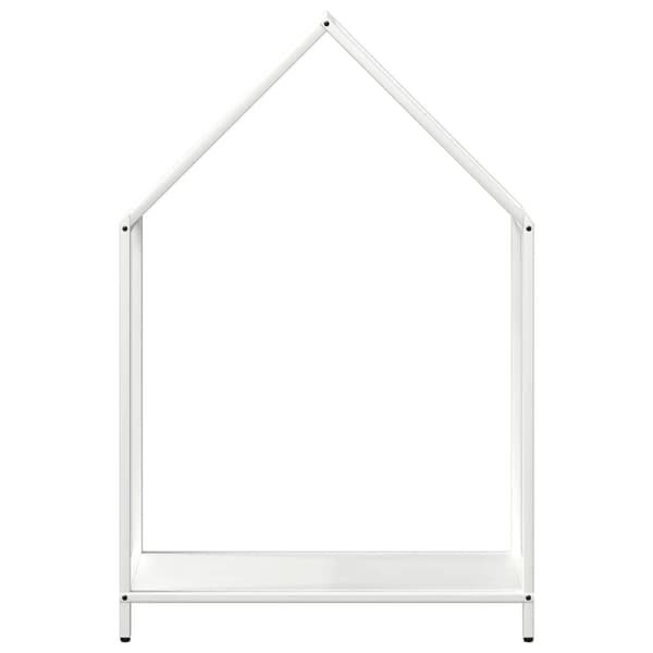 vidaXL Vedställ vit 60x25x90 cm kallvalsat stål