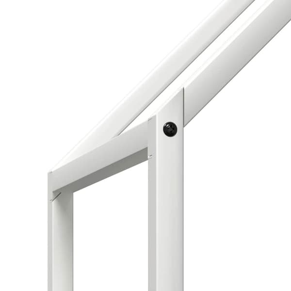 vidaXL Vedställ vit 60x25x90 cm kallvalsat stål